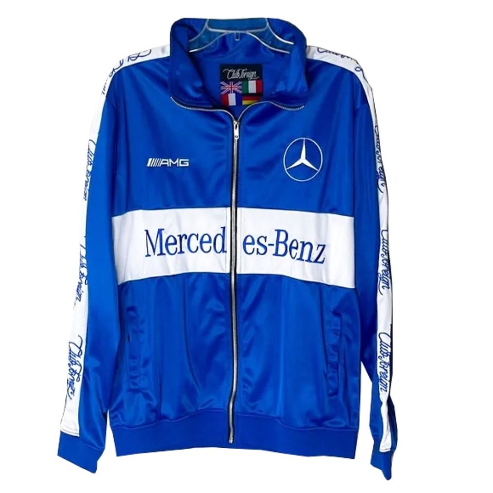 🆕 CLUB FOREIGN Mercedes Benz track men’s Jacket Size L